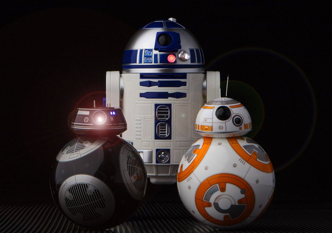 Sphero BB-9E, R2-D2, BB-8